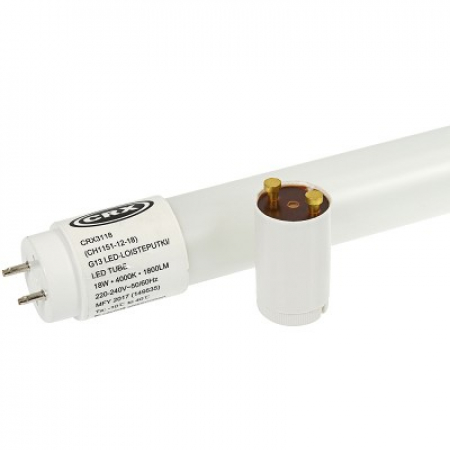 LED LOISTEPUTKI G13 1200MM 18W/840 230V CRX3118