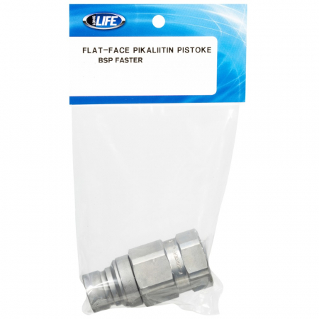 FLAT-FACE PIKALIITIN PISTOKE 1/2&quot; BSP FASTER FFH0812GASM-IP