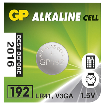 NAPPIPARISTO 1,5V LR41 ALKALINE 1KPL GP17168