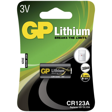 PARISTO FOTO 3V CR123A LITHIUM 1KPL GPCR123A