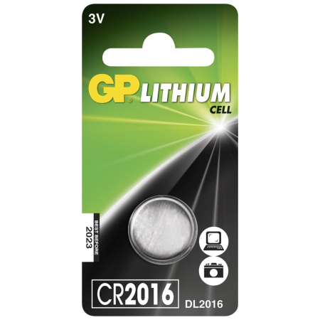 NAPPIPARISTO 3V CR2016 LITHIUM 1KPL GPCR2016