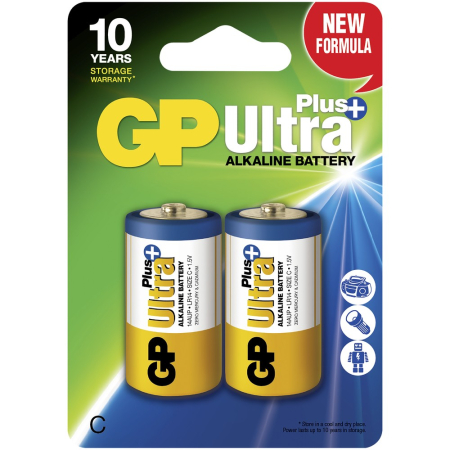 PARISTO 1,5V C/LR14 ULTRA+ ALKALINE 2KPL GPLR14UP