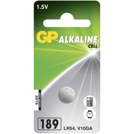 NAPPIPARISTO 1,5V LR54 ALKALINE 1KPL GPLR54