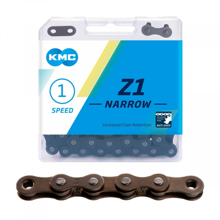 KETJU 1-V KMC Z1 NARROW BROWN, 1/2 X 3/32&quot;, 112L BZ1NB0112